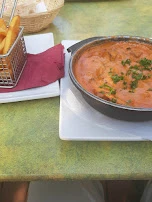 Rinderleberpfännchen An Metaxasauce
